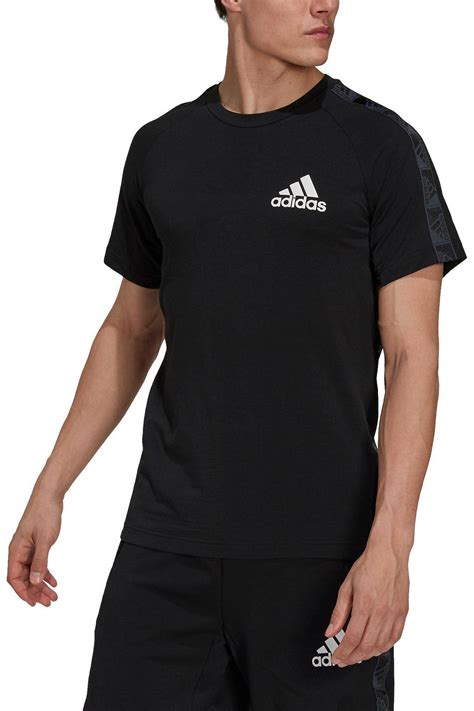 adidas logo shirt zwart|Meer.